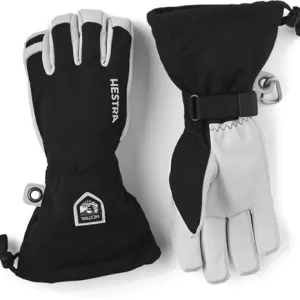 Koop Vandaag Hestra Army Leather Heli Ski - 5 Finger - Black - 9
