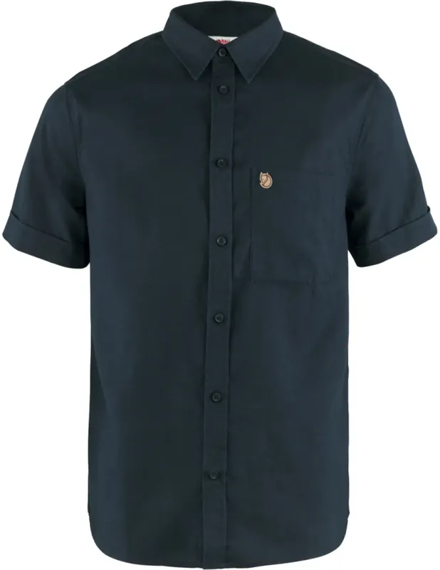 Fjallraven Övik Travel Shirt Korte Mouw Heren Korting