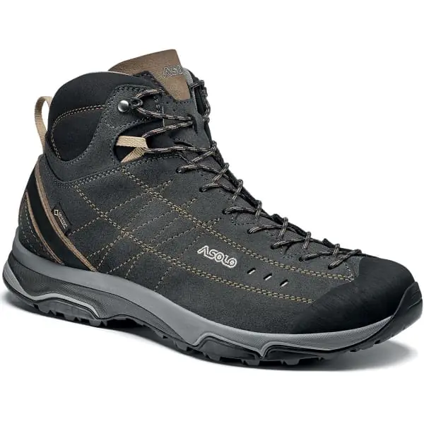 Bestel Nu Middelhoge wandelschoenenASOLONUCLEON MID GV MM GRAPHITE/BROWN