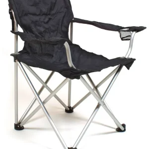 RELAGS TRAVELCHAIR KOMFORT ALUMINIUM BLACK CAMPINGSTOEL Shop Nu
