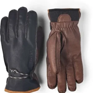 Hestra Wakayama - 5 Finger - Navy/Brown - 7 Betrouwbaar