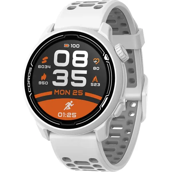 Direct Beschikbaar GPS cardio horlogeCOROSPACE 2 WHITE WITH SILICONE BAND WHITE