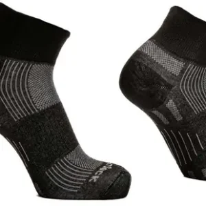 Fabrieksprijs Wrightsock Eco Explore Quarter - Black - XL
