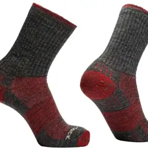 Alleen Vandaag Wrightsock Merino Escape - Grey/Fire - XL