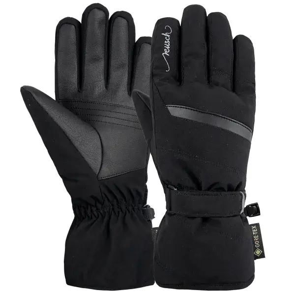Fabrieksprijs SkihandschoenREUSCHSANDY GORE-TEX BLACK/SILVER