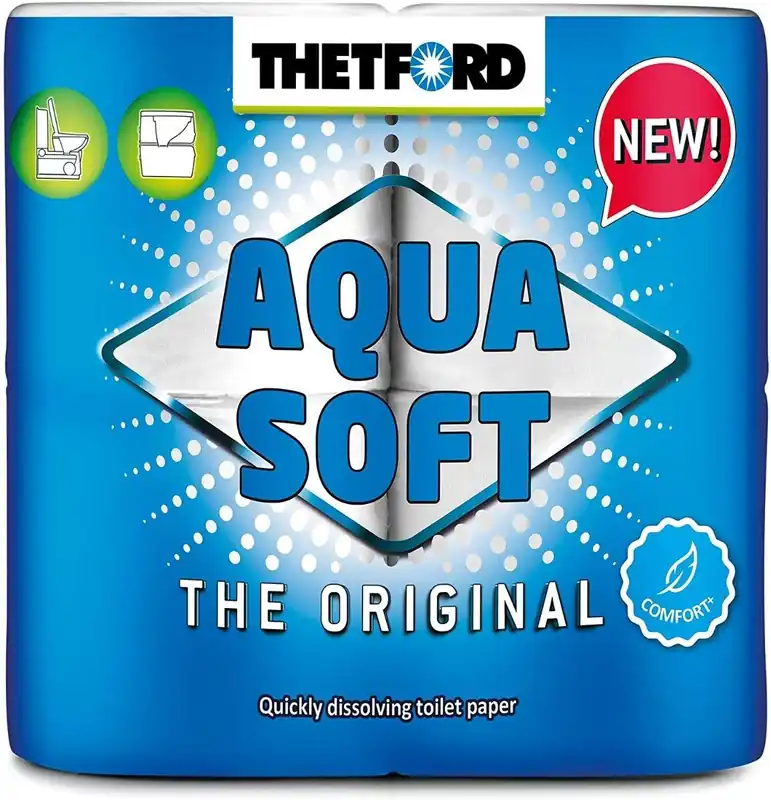 Thetford Aqua Soft Toiletpapier 4 Rollen Flitsaanbieding