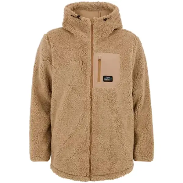 FleecePROTESTSAGO FULL ZIP HOODY W BAMBOO BEIGE Alleen Vandaag