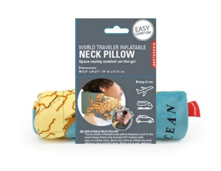 Flitsaanbieding Inflatable Map Neck Pillow
