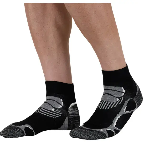 Fabrieksprijs WandelsokkenMONNETSOCQUETTE EXTRA LIGHT NOIR/GRIS
