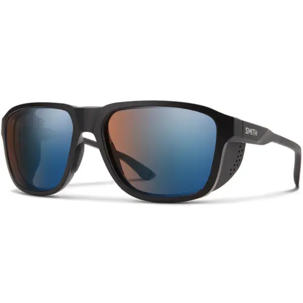 Actieprijs Lifestyle zonnebrillenSMITHEMBARK MATTE BLACK CHROMAPOP GLACIER PHOTOCHROMIC COPPER BLUE MIRROR