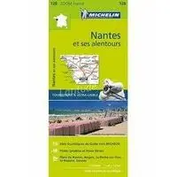 Weekendaanbieding MICHELIN WEGENKAART 128 NANTES EN OMGEVING (9782067208766)