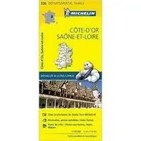 Op = Op MICHELIN WEGENKAART 320 CÔTE-D‘OR SAÔNE-ET-LOIRE (9782067202221) DIJON MÂCON