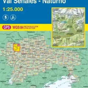 TABACCO TOPOGRAFISCHE WANDELKAART 04 VAL SENALES 1 25.000 (9788883150043) Fabrieksprijs