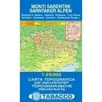 Korting TABACCO TOPOGRAFISCHE WANDELKAART 040 SARNTALER ALPEN 1 25.000 (9788883150548)