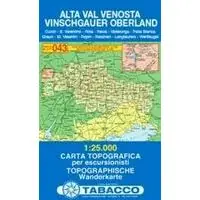TABACCO TOPOGRAFISCHE WANDELKAART 043 ALTA VAL VENOSTA 1 25.000 (9788883151392) Express Levering