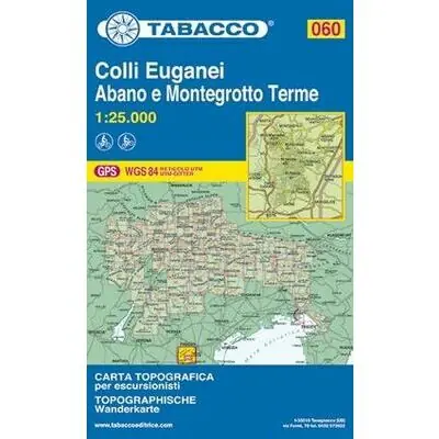 TABACCO TOPOGRAFISCHE WANDELKAART 060 COLLI EUGANEI 1 25.000 (9788883151026) Alleen Vandaag