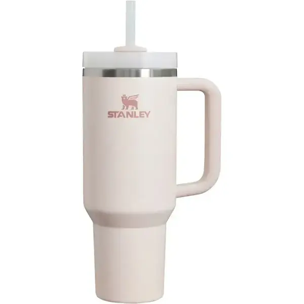 Alleen Vandaag Isothermische flesSTANLEYTHE QUENCHER H2.O FLOWSTATE TUMBLER 1.18L ROSE QUARTZ