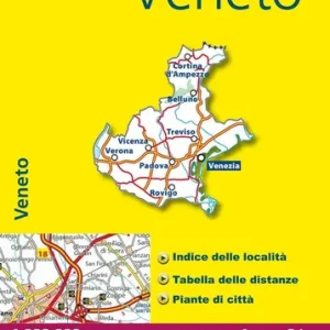 Nieuw MICHELIN WEGENKAART 355 VENETO VENETIË (9782067127173)