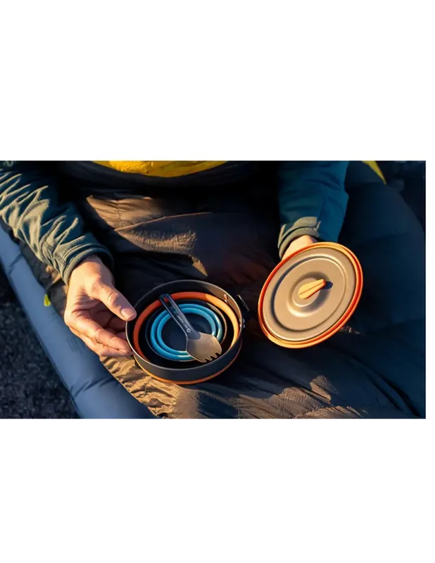 Flitsaanbieding Sea to Summit Frontier UL Collapsible One Pot Cook Set 3 Pcs