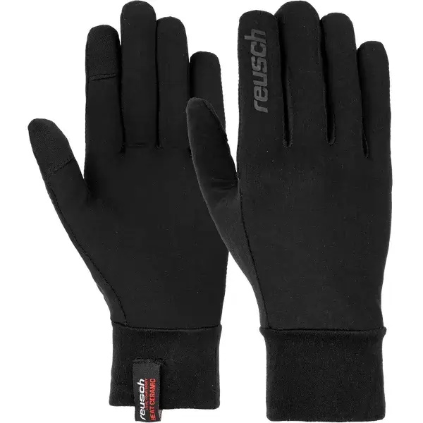 Lage Kosten Langlauf onderhandschoenREUSCHVERTEX HEAT CERAMIC TOUCH-TEC BLACK