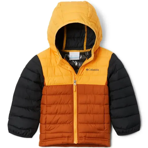 Wandel donsjackCOLUMBIABOYS POWDER LITE HDD JKT WARM WARM COPPER MANGO Goedkoop