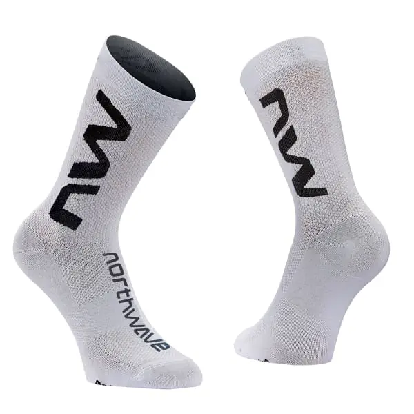 Populair FietssokkenNORTHWAVEEXTREME AIR SOCK WHITE/BLACK