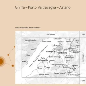 Aanbieding BUNDESAMT - SWISSTOPO TOPOGRAFISCHE KAART 1352 LUINO (9783302013527) GHIFFA ASTANO
