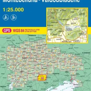 Dagaanbieding TABACCO TOPOGRAFISCHE WANDELKAART 070 IL MONTELLO COLLI ASOLANI (9788883151194) MONTEBELLUNA VALDOBBIADENE