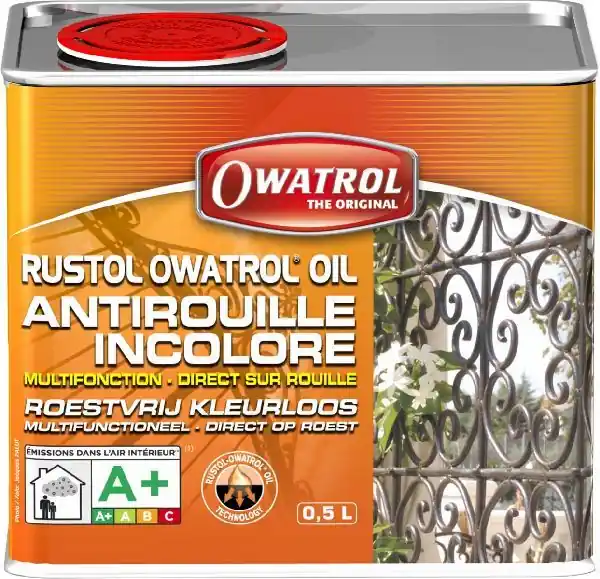 Owatrol olie puur 0,5 liter uit het Owatrol Roestwering assortiment Nu Kopen