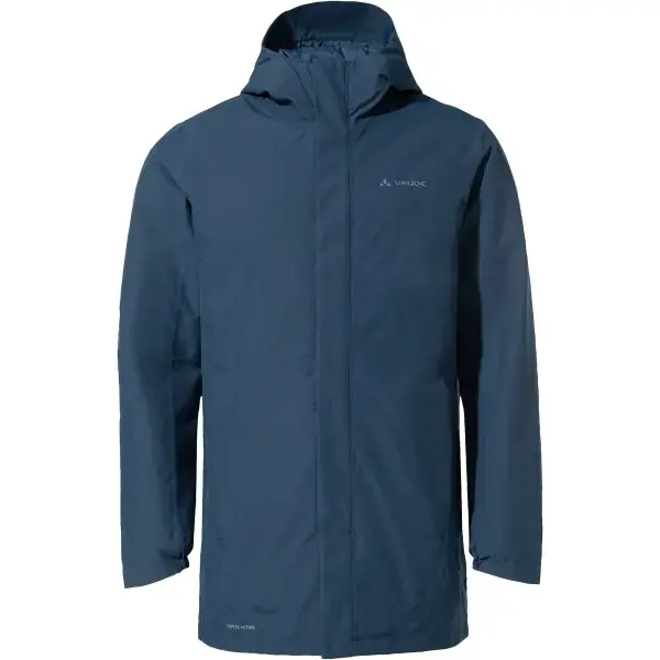 Beperkte Voorraad FietsjasVAUDECYCLIST PADDED PARKA DARK SEA