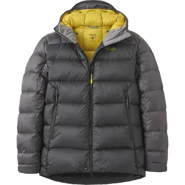 Wandel donsjackRABNEUTRINO PRO HOODY BLACK/GRAPHENE Exclusieve Aanbieding