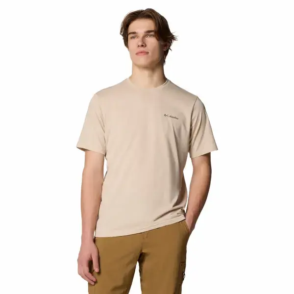 WandelshirtCOLUMBIAROCKAWAY RIVER GRAPHIC SHORT SLEEVE TEE DARK STONE/WINDING WONDER Snelle Levering