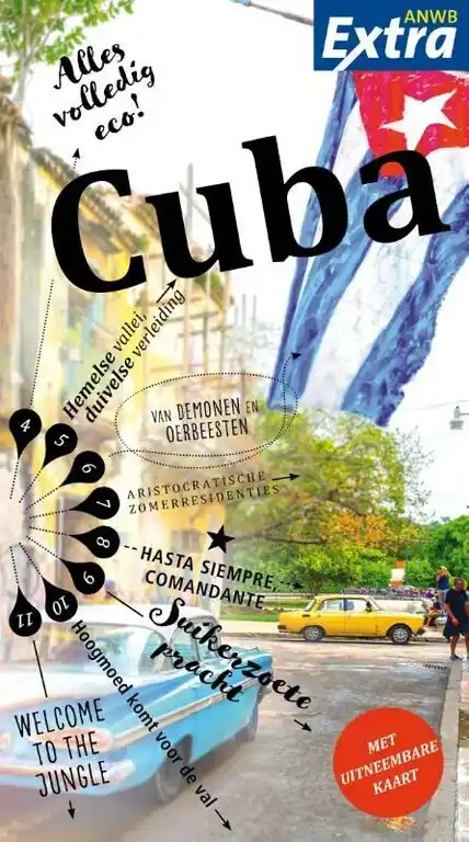 ANWB EXTRA CUBA (9789018045197) MET UITNEEMBARE KAART Snelle Levering