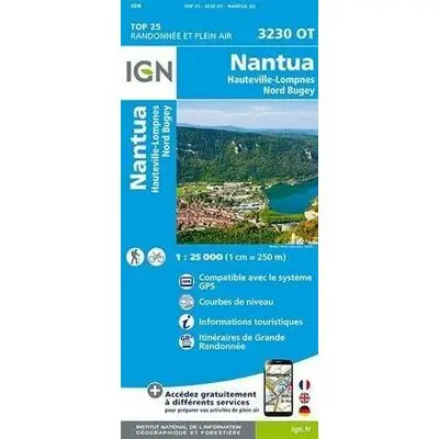 Bestseller IGN WANDELKAART 3230OT NANTUA (9782758543244)