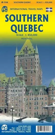 Nu Kopen ITMB WEGENKAART ZUIDELIJK QUEBEC (9781771296953) MONTRÉAL