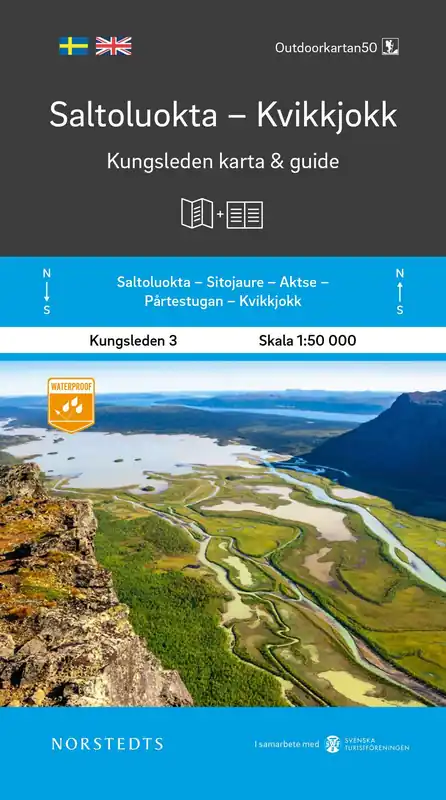 Direct Beschikbaar NORSTEDTS ZWEDEN WANDELKAART KUNGSLEDEN 3 - SALTOLUOKTA - KVIKKJOKK (9789113100876)