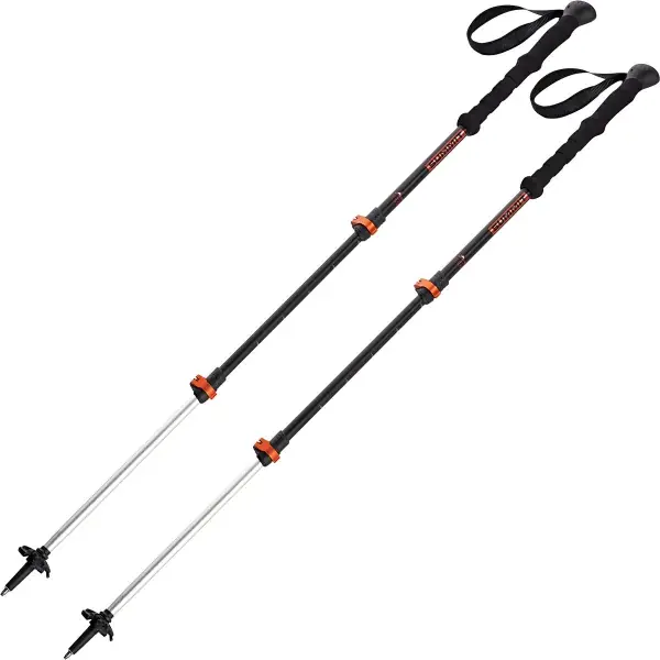 Express Levering WandelstokSUMMITFUJI POWERLOCK+ GRIP LONG ORANGE