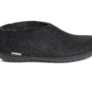 GLERUPS SHOE AR - SLOF MET ZWARTE RUBBER ZOOL Lage Kosten