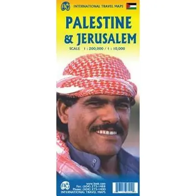 Lage Prijs ITMB WEGENKAART PALESTINA - JERUZALEM (9781771296229)