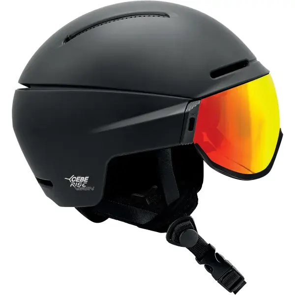 Betrouwbaar SkihelmCEBERISE VISION BLACK/VARIO FLASH RED CAT.1>3