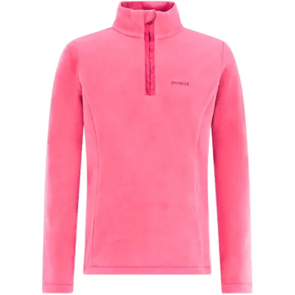 Veilige Betaling Fleece truiPROTESTREMUTEY JR 1/4 ZIP ACTIVE TOP FOXY PINK
