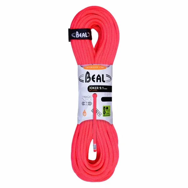 Lage Kosten BergbeklimmingstouwBEALJOKER 9.1MM x 60M ORANGE
