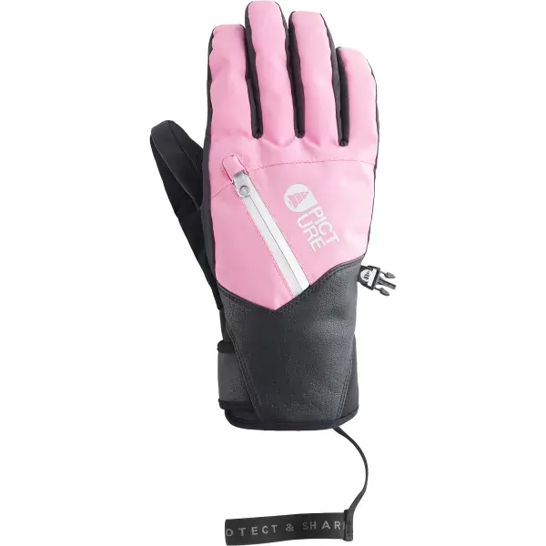 Veilige Betaling SkihandschoenPICTUREKAKISA GLOVES SUPER PINK