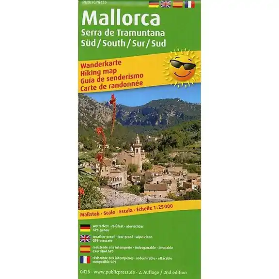 Rechtstreeks Van De Fabrikant PUBLICPRESS WANDELKAART 428 MALLORCA SERRA DE TRAMUNTANA ZUID (9783747304280)