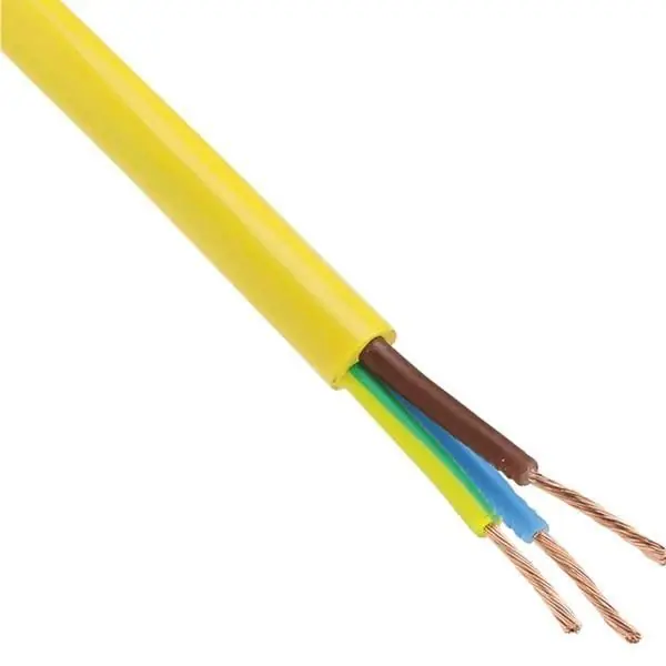 Aanbieding Walstroomkabel 3x2.5mm PU Geel per meter uit het RDW Aansluitmateriaal assortiment