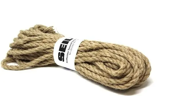 Beperkt Aanbod Hennep Touw 4 mm 20 meter lang uit het Seilflechter Landvasten assortiment