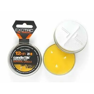 Hete Deal EXOTAC CANDLETIN SLOW BURN SMALL WAXINELICHT BIJENWAX