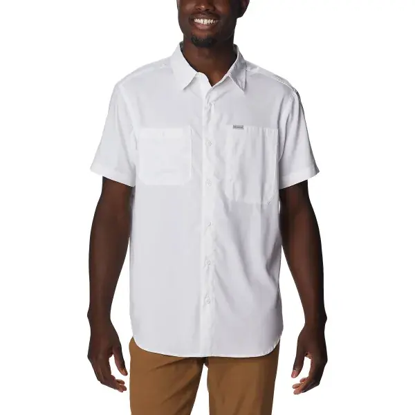 WandelshirtCOLUMBIASILVER RIDGE™ UTILITY LITE SHORT SLEEVE SHIRT WHITE Veilige Betaling