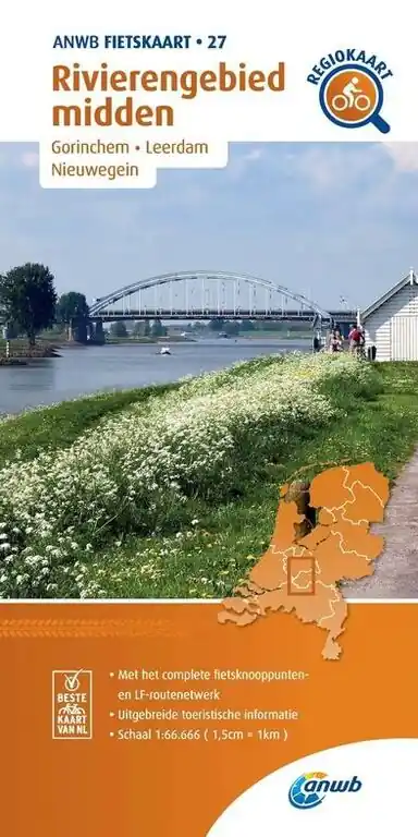 Beste Prijs ANWB FIETSKAART 27 RIVIERENGEBIED MIDDEN (9789018047283)