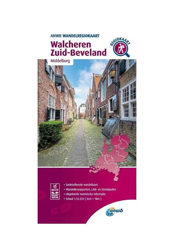 ANWB WANDELREGIOKAART WALCHEREN - ZUID-BEVELAND (9789018046651) Weekendaanbieding